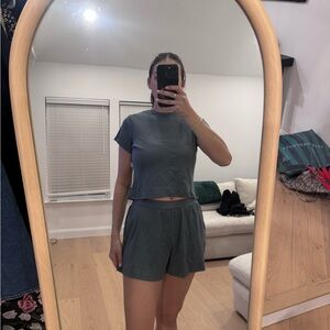 Hanes Charcoal Lounge Set brand new